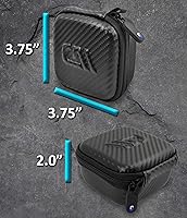 Vista 4 de CASEMATIX Estuche de transporte compatible con Bitzee Magicals Interactive Digital Pet con mosquetón para viajar con mascotas electrónicas virtuales