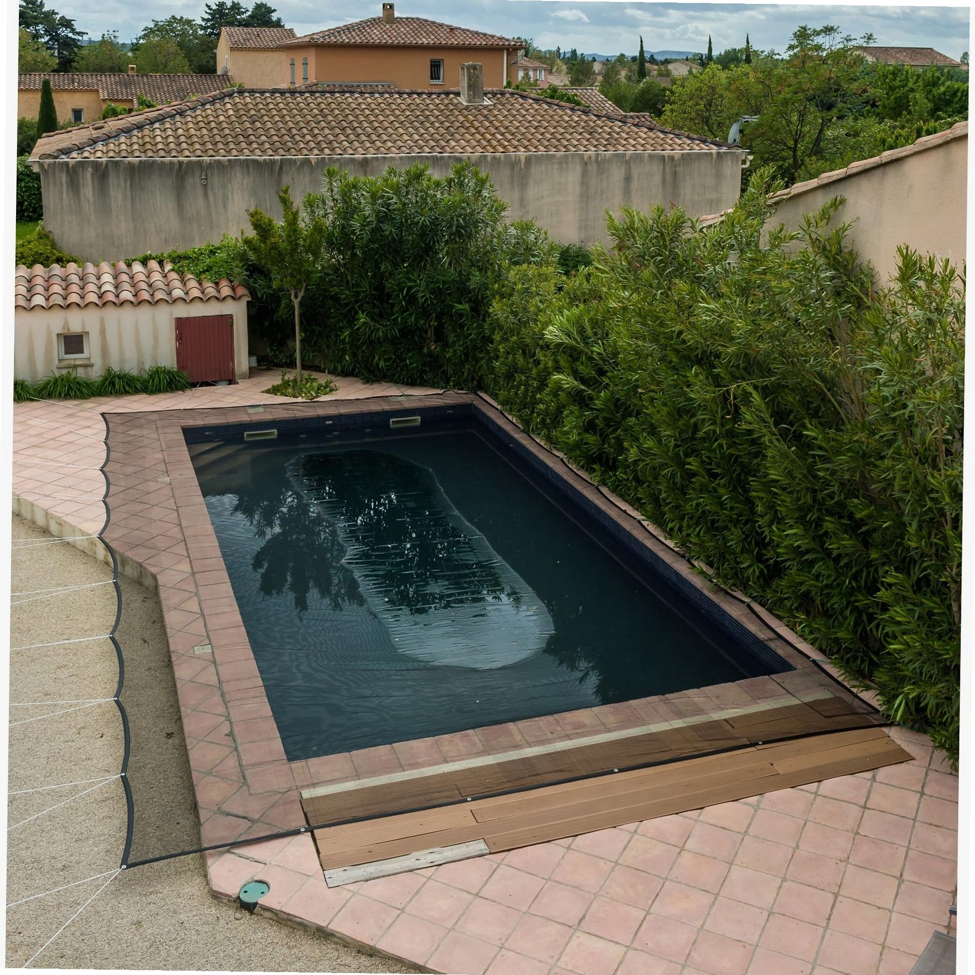 WERKA PRO Red de protección para Piscina 100g/m2 4 x 6 m