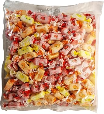 South Coast Sweets® Sugar Free Fruit Juice Toffees - 1 Kg