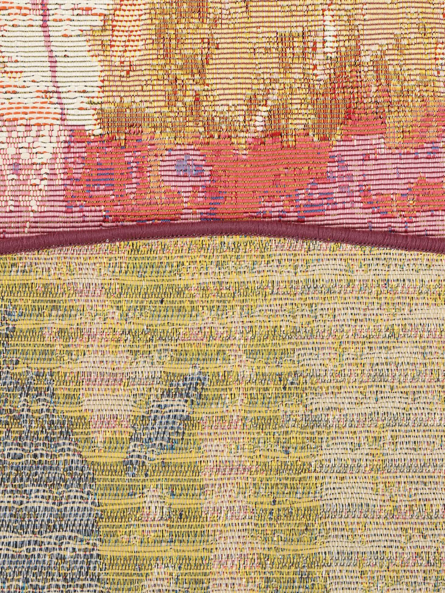 RugVista Anya Tapis intérieur et extérieur, Rond, Ø 100 cm, Multicolore