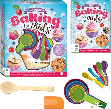 Hinkler Ultimate Baking for Kids Kit - Cookbook, Notebook & Utensils Set
