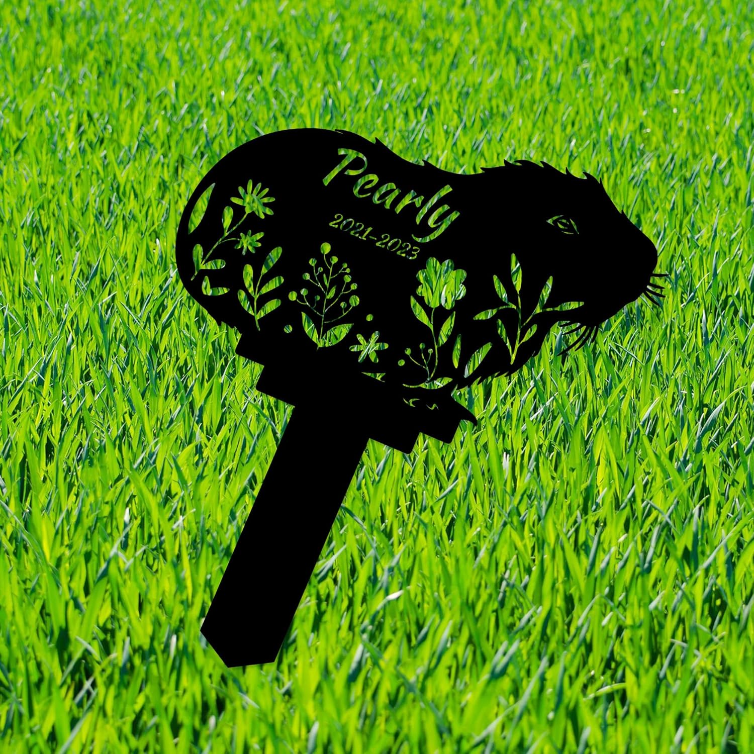 Personalized Guinea Pig Memorial Stake, Guinea Pig Grave Marker, in Memorial of Hamster, Guinea Pig Loss Gift, Guinea Pig Name Sign