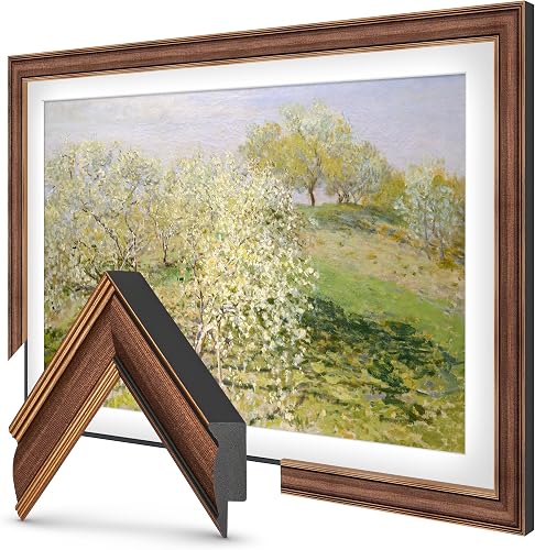 Industrial Copper 55" Deco TV Frame for Samsung The Frame/Pro TVs