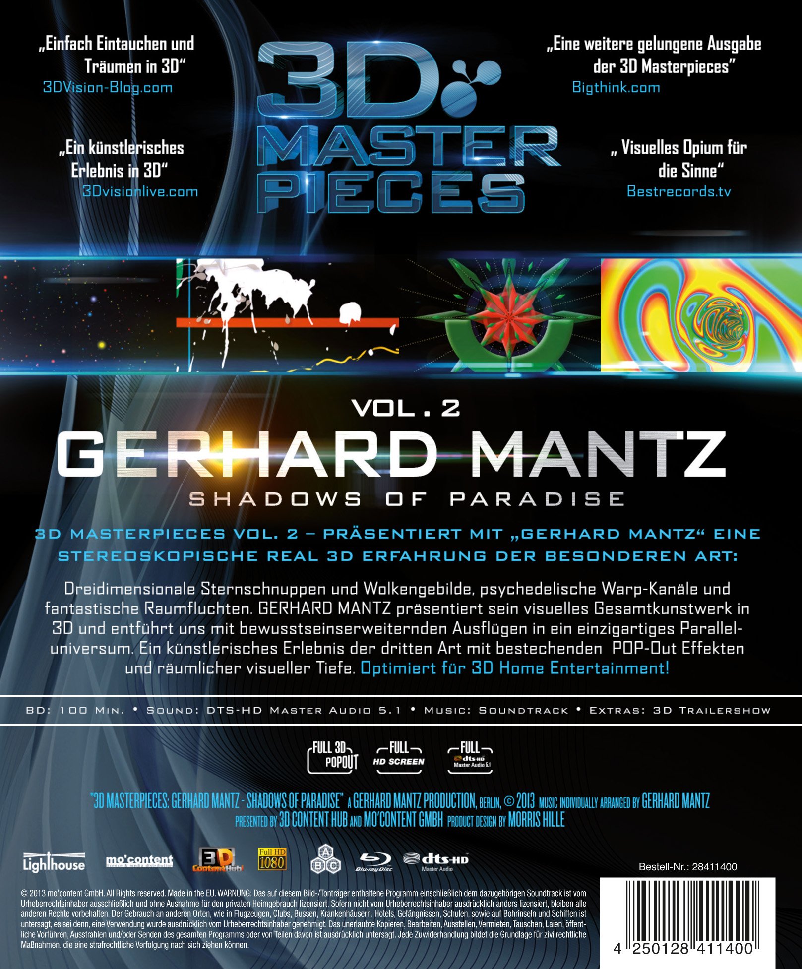3d Masterpieces Vol.2: Gerhard Mantz-Shadows of [Blu-ray]