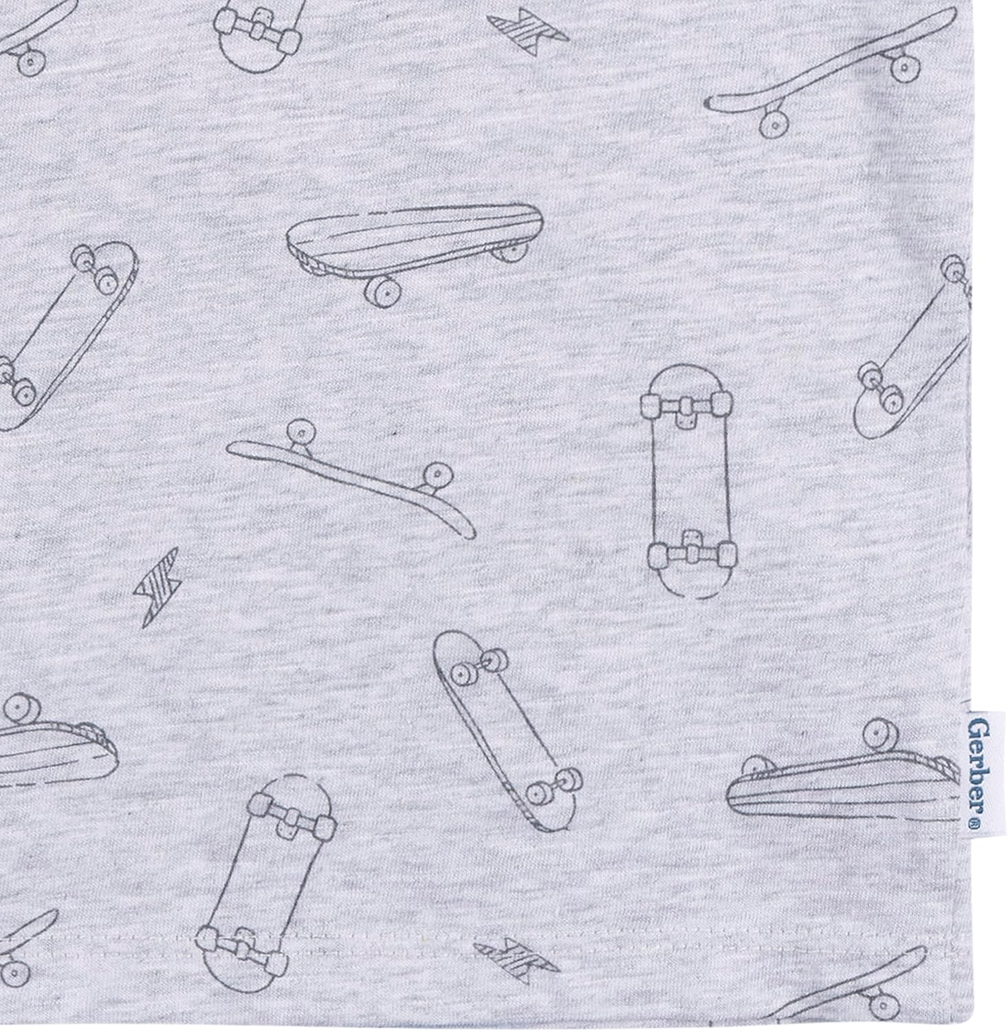 Gerber baby-boys Toddler T-shirt and Shorts Set - Image 3