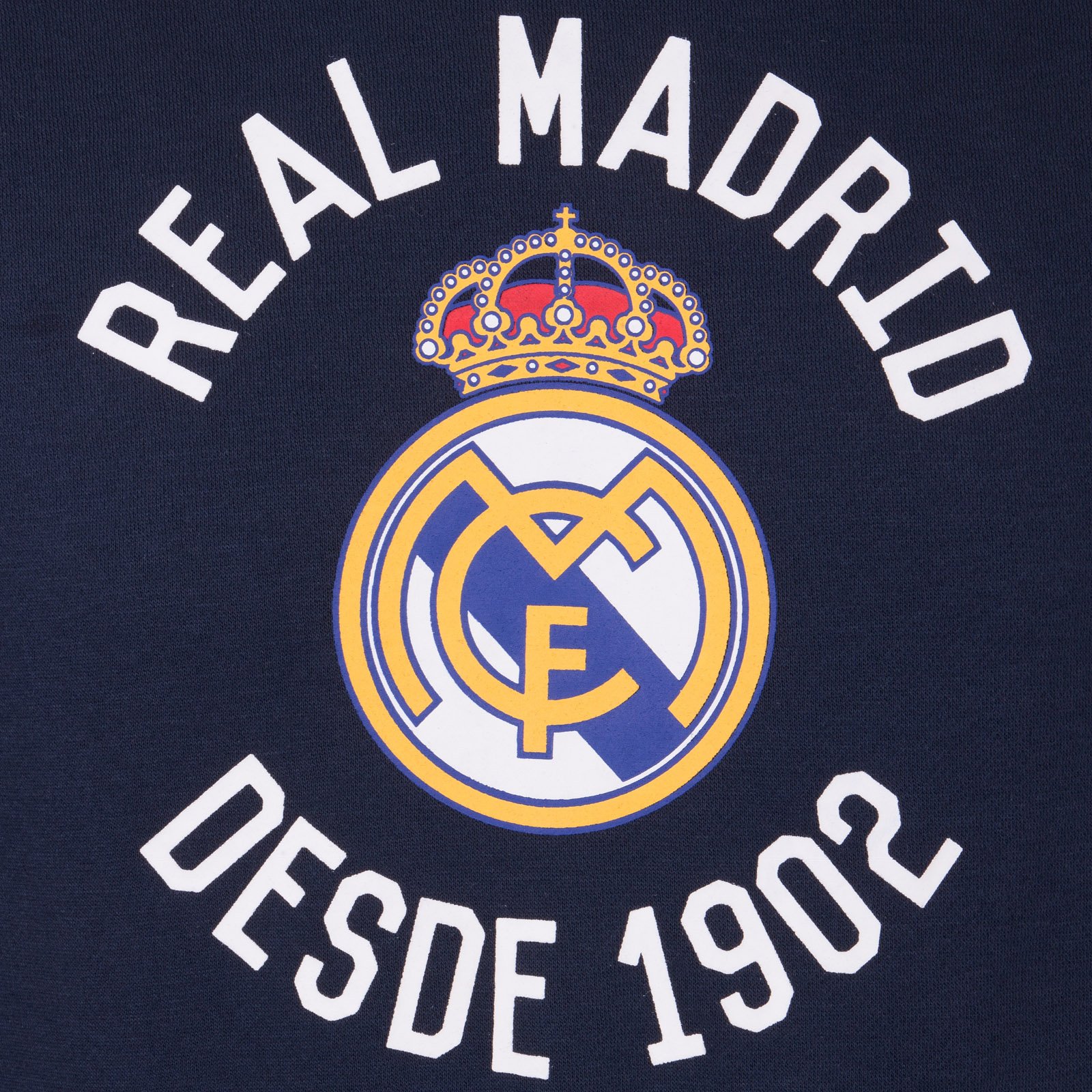 Real Madrid - Sudadera Oficial con Capucha y Cierre de Cremallera - para niño - Forro Polar