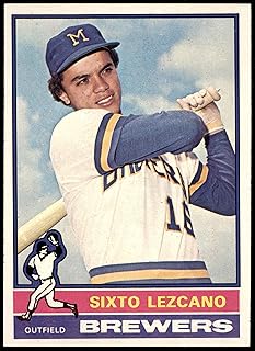 1976 Topps # 353 Sixto Lezcano Milwaukee Brewers (Baseball Card) NM Brewers