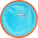 Chuckit! Paraflight Flying Disc Dog Toy - Water Floating Flyer - Durable Nylon Construction with Soft Rubber Edges - For Medium and Large Dogs - Size Large - 9.75" L x 9.75" W - Pack of 1