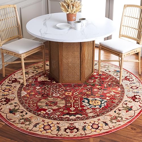 Miniatura 9 de SAFAVIEH Kashan Collection - Alfombra de pasillo, 2 pies 6 pulgadas x 8 pies, color beige y gris topo, diseño oriental tradicional, no desprende