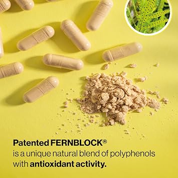 Heliocare Skin Care Dietary Supplement: 240mg Polypodium Leucotomos Extract Pills - Antioxidant Rich Formula with Fernblock and PLE Technology - 60 Veggie Capsules | Patented Skin Health Daily Antioxidant Clinically Proven to Fight Sun Damage & Reduce Photoaging, Dermatologist Formulated