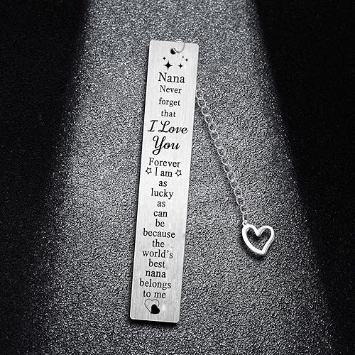 Miniatura 9 de Marcapáginas para mamá, regalos para el día de la madre, cumpleaños, regalos de Navidad de hija, hijo, madre, amante de los libros, regalo con texto