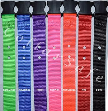 1.5 Wide XXL Extra Large Big Dog Replacement Collar Fits PetSafe PIF-275 PBC-102 & Other Training Fence Bark Modules requiring 2-Holes 1-3/16 Apart Please Read & View Photos