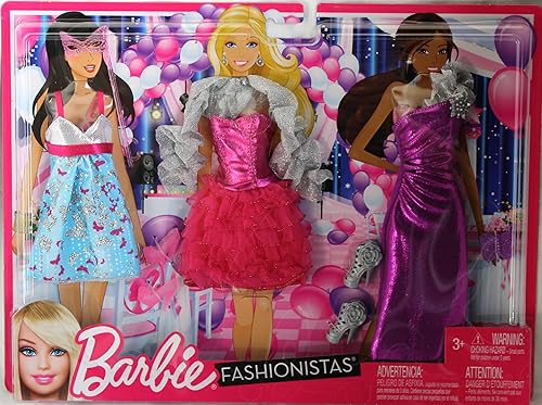 Barbie Fashionistas ropa de noche - Cutie Birthday Party Fashion