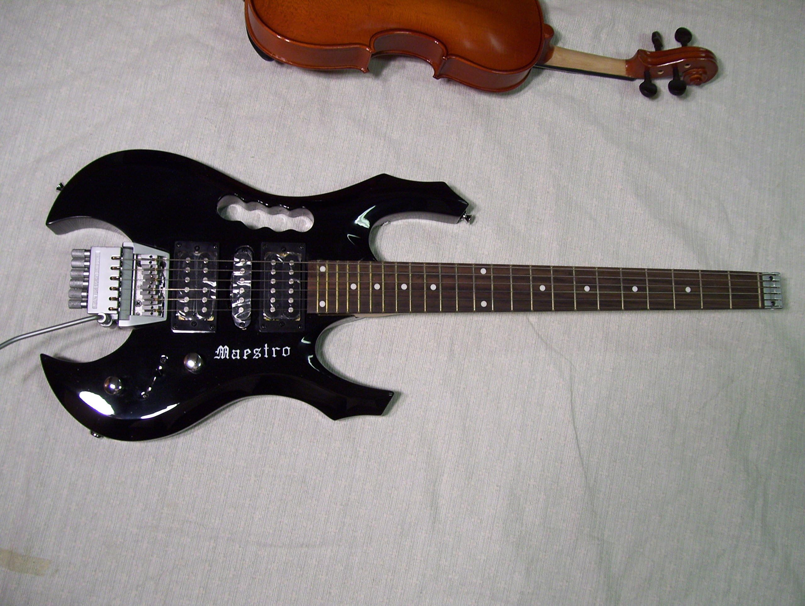 Headless Electric Guitar,black