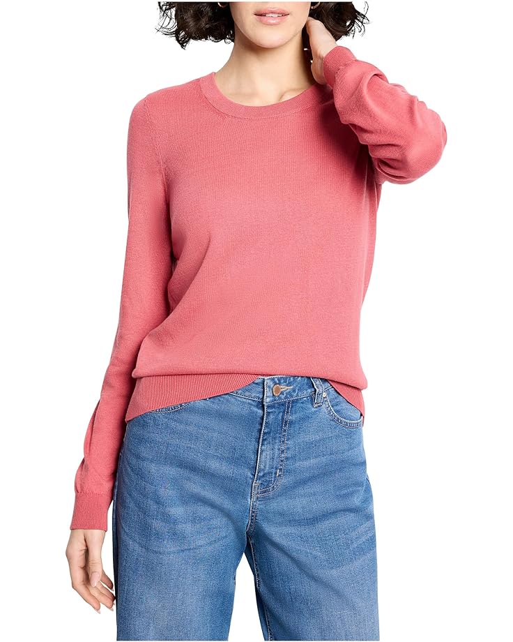NIC+ZOE Pure Cotton Crew Neck Sweater - Main View