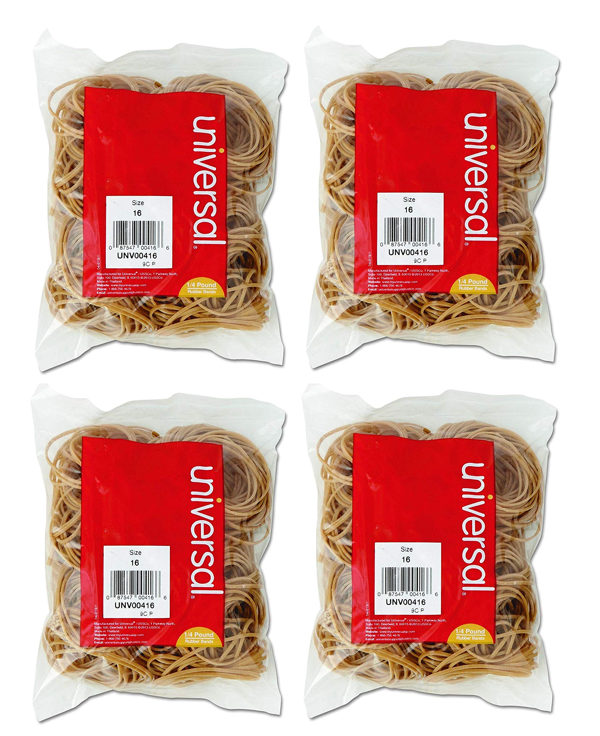 Lot de 4 Bandes Elastiques en Caoutchouc 475 bandes/0,25 lb