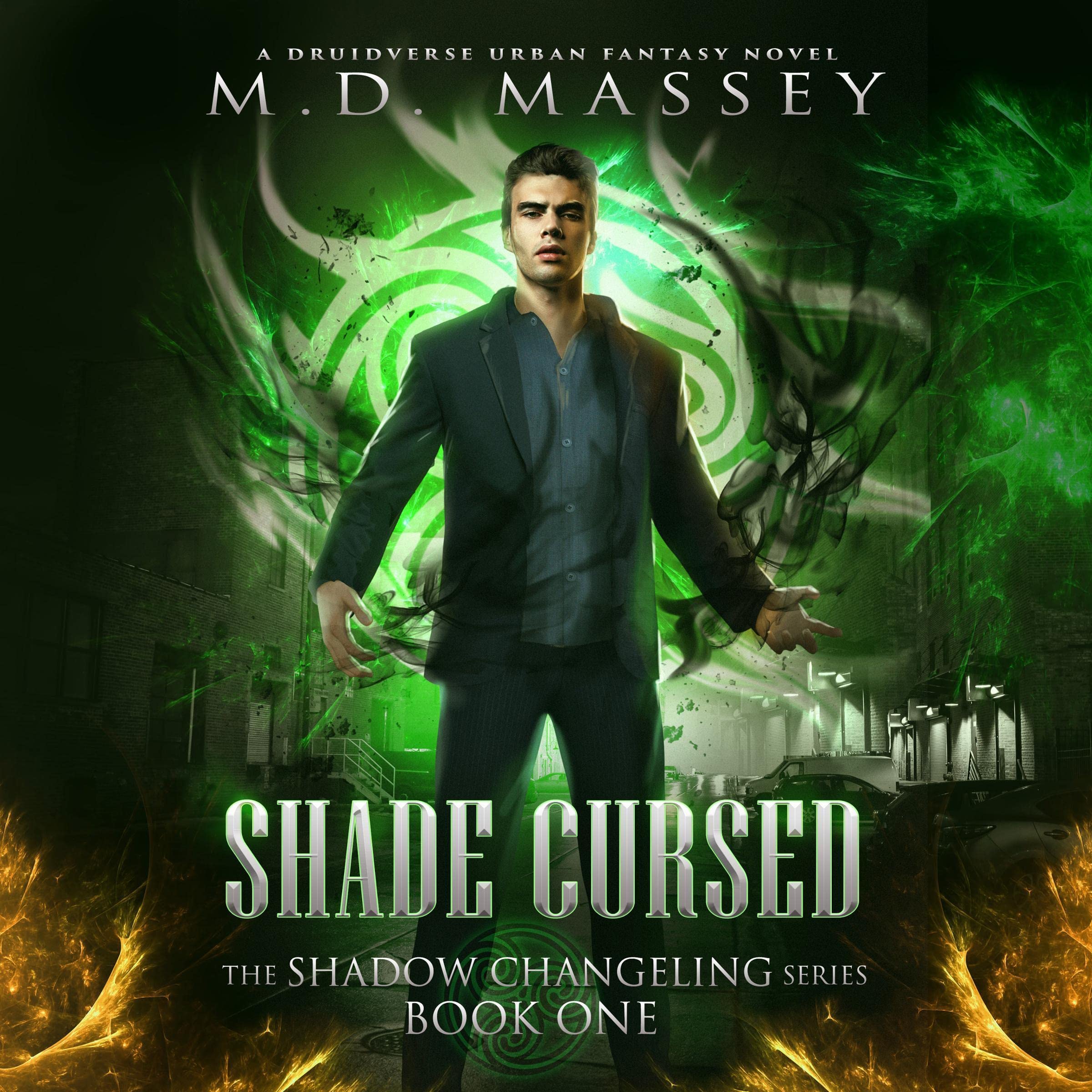 Cover art for Shade Cursed: A Druidverse Urban Fantasy Novel