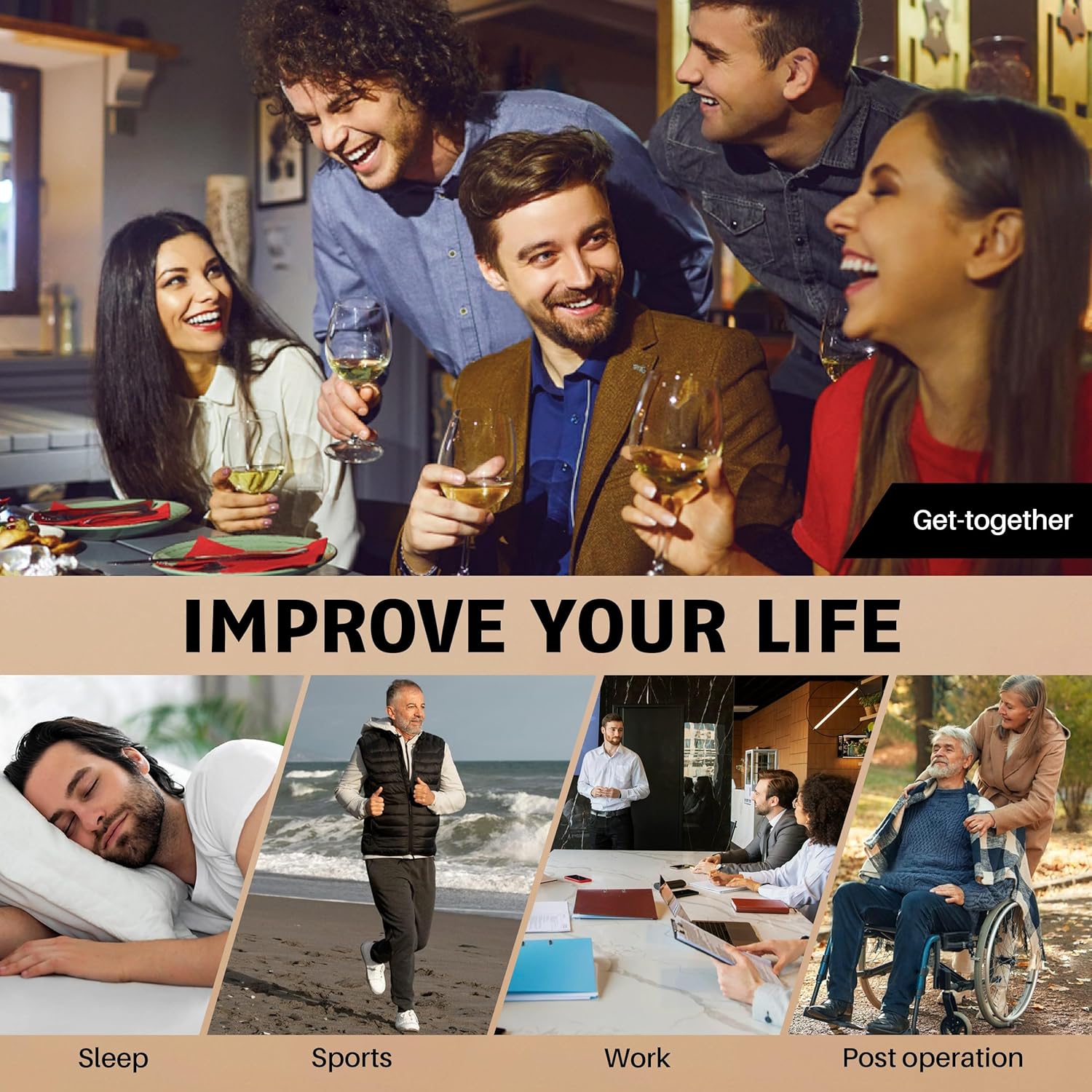 Men’s Incontinence Underwear Washable Leak Proof Boxer Briefs Absorbency 2.3 oz Prostate Bladder Control 1 Pack (Black, L) - Image 8