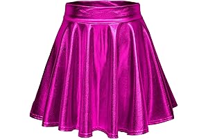 Shimmering Pink Metallic Skirt: Embrace the Glimmering Spotlight