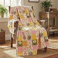 Horaldaily Buffalo Plaid Flannel Blanket Throw 50x60 - Soft Fuzzy Plush Fleece, Cozy Spring Summer for Couch Bed Lounging, Gifts for Kids Adults