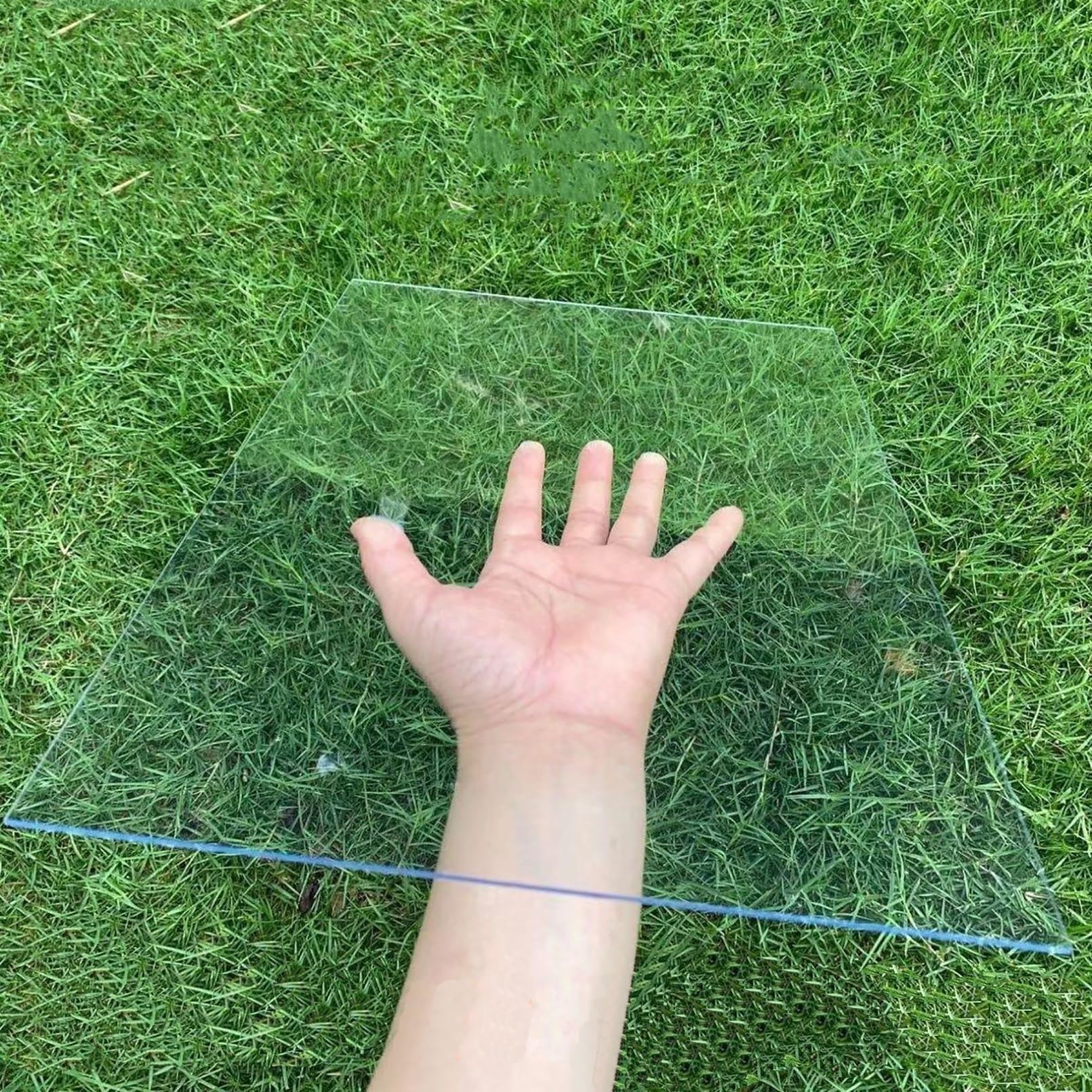 Láminas De Policarbonato Transparente 1mm Espesor, Paneles De Plástico Acrílico, Placas Cubierta De Invernadero, Para Invernaderos Jardines Garaje Marquesinas Toldo(1x8m/3.28x26.2ft)
