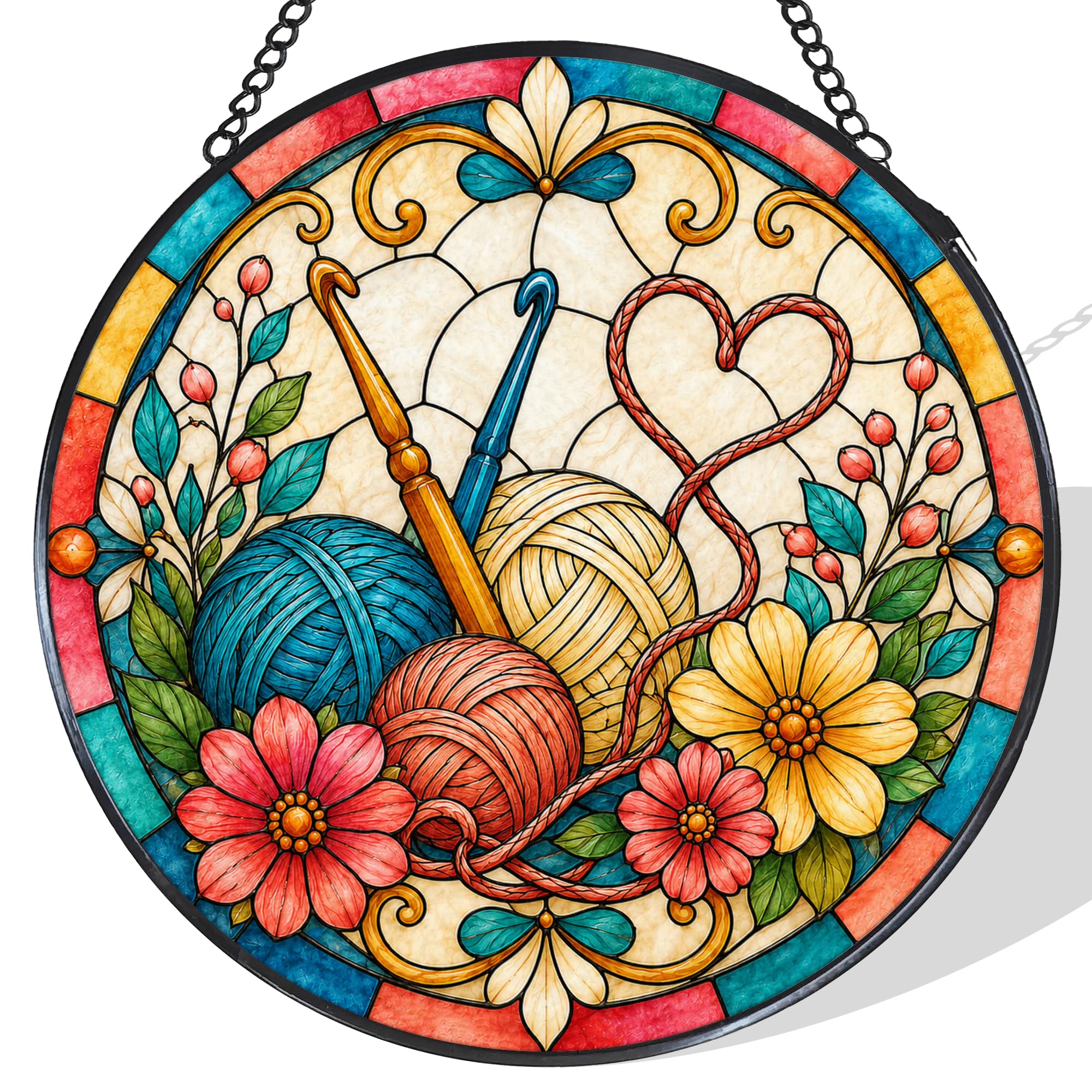 Stained Glass Sun Catcher - Sewing Gift for Quilters -8