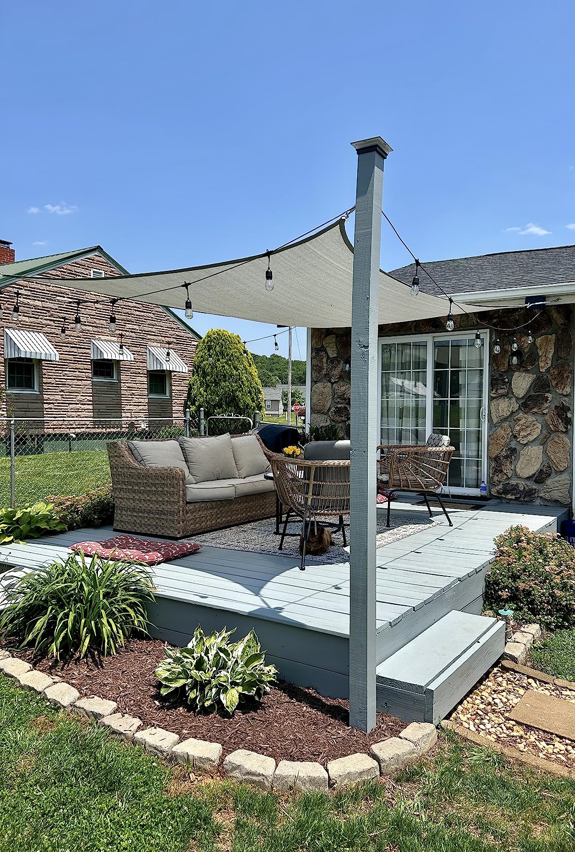 12/mo Finance AsterOutdoor Sun Shade Sail Rectangle 16' x 20' UV