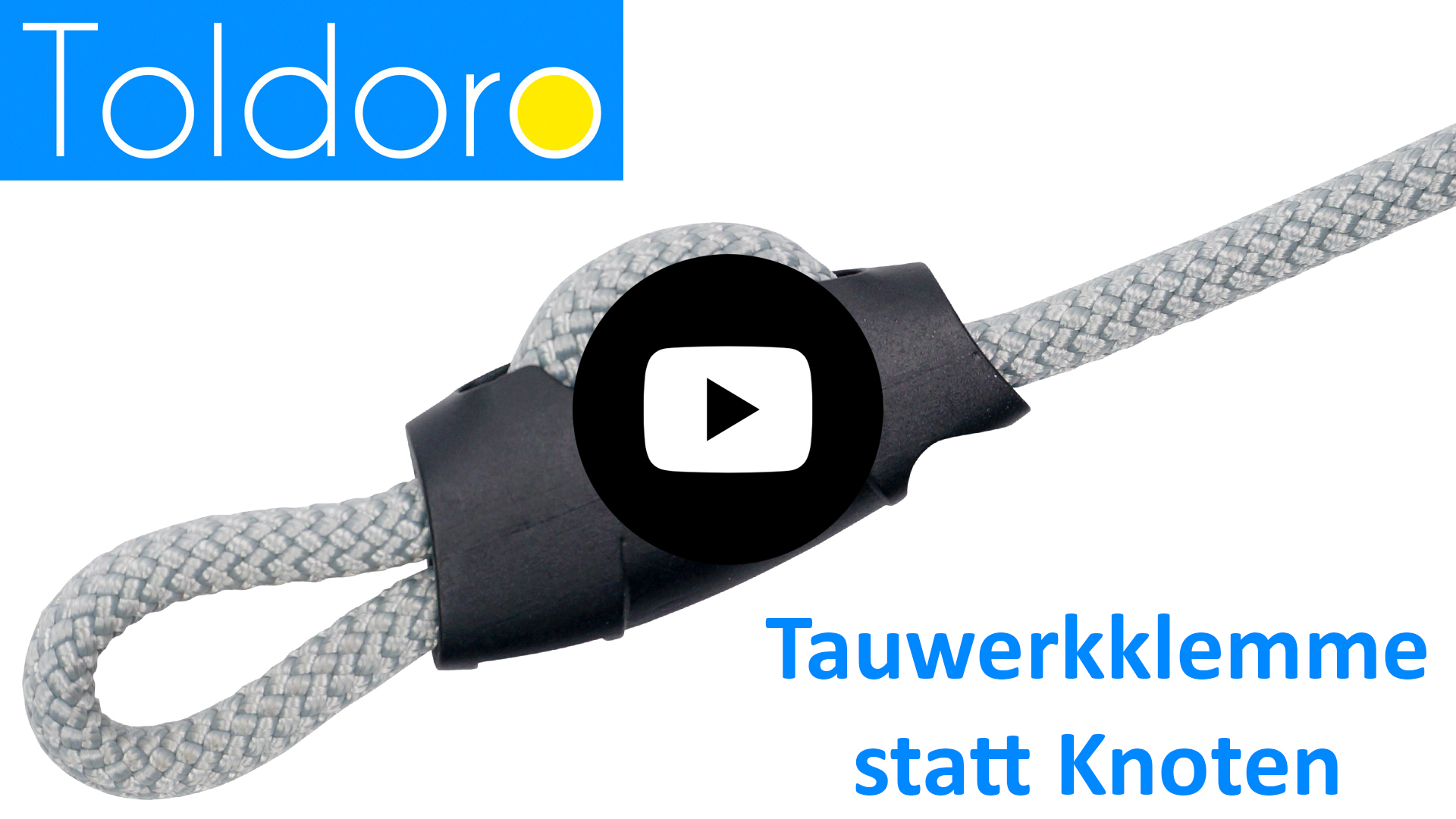 Toldoro Seilklemme Super Sharky 4 Stück 8mm / Klemmen zur Befestigung von Seilen und Tauwerk für Sonnensegel oder Segelboote/Tauwerkklemme aus Kunststoff für schnelle Befestigung Sport & Freizeit