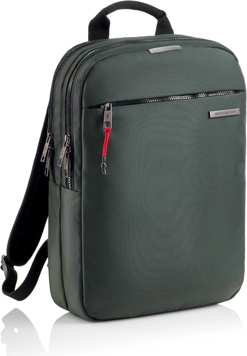 Miquelrius Mochila Pequeña Green Bag To Work Zaino per computer, unisex-adulto, 320 x 430 x 55 mm, verde