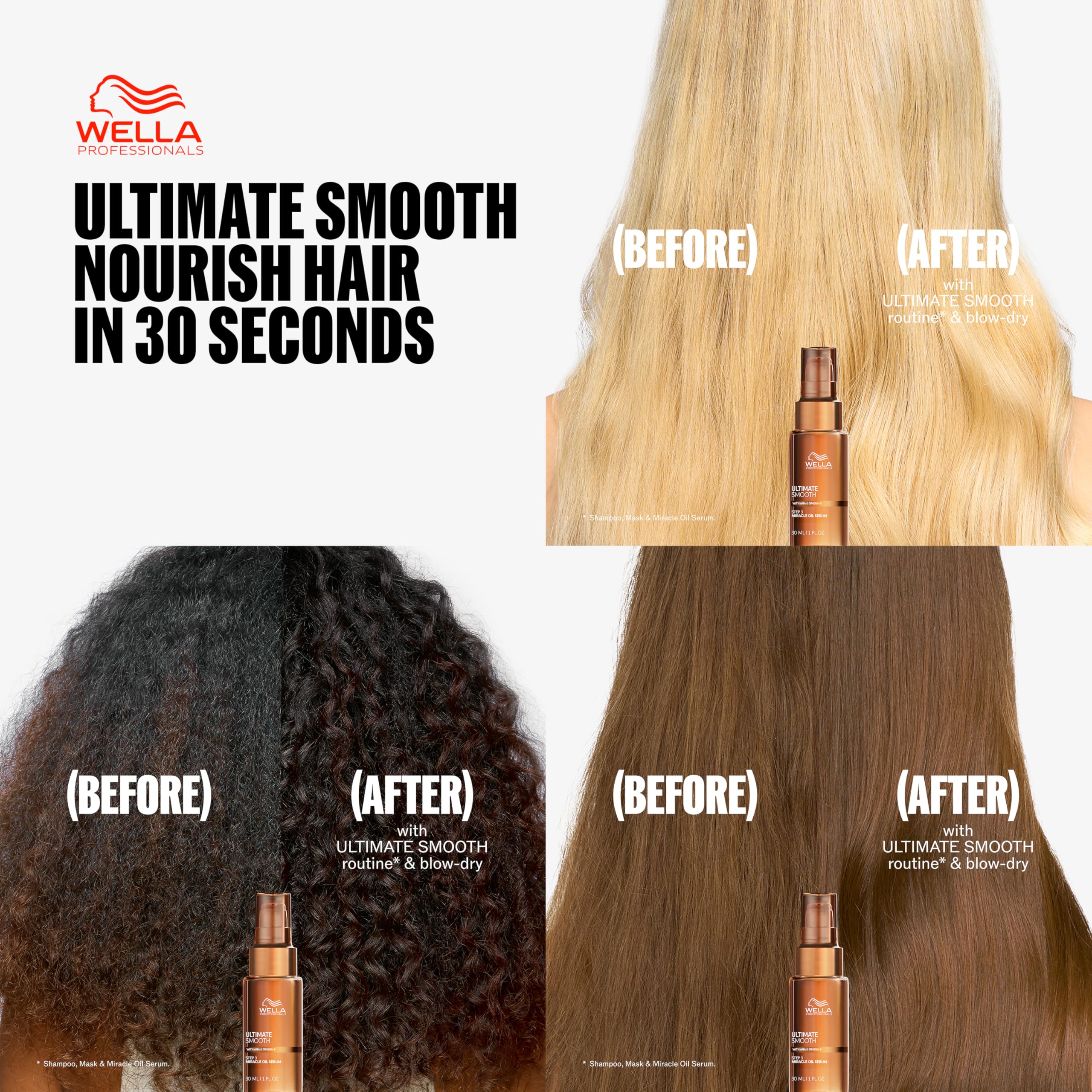 Wella Professionals ULTIMATE SMOOTH Intense Hair Mask with Squalane & Omega 9