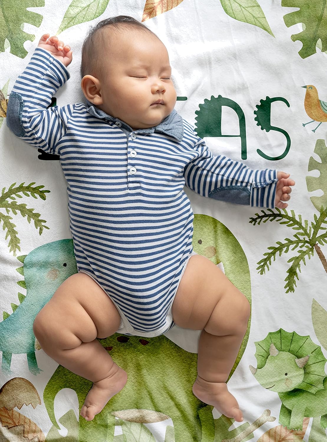 Personalized Baby Blankets for Boys - Custom Name Blanket - Customized Gifts for Newborn Boy