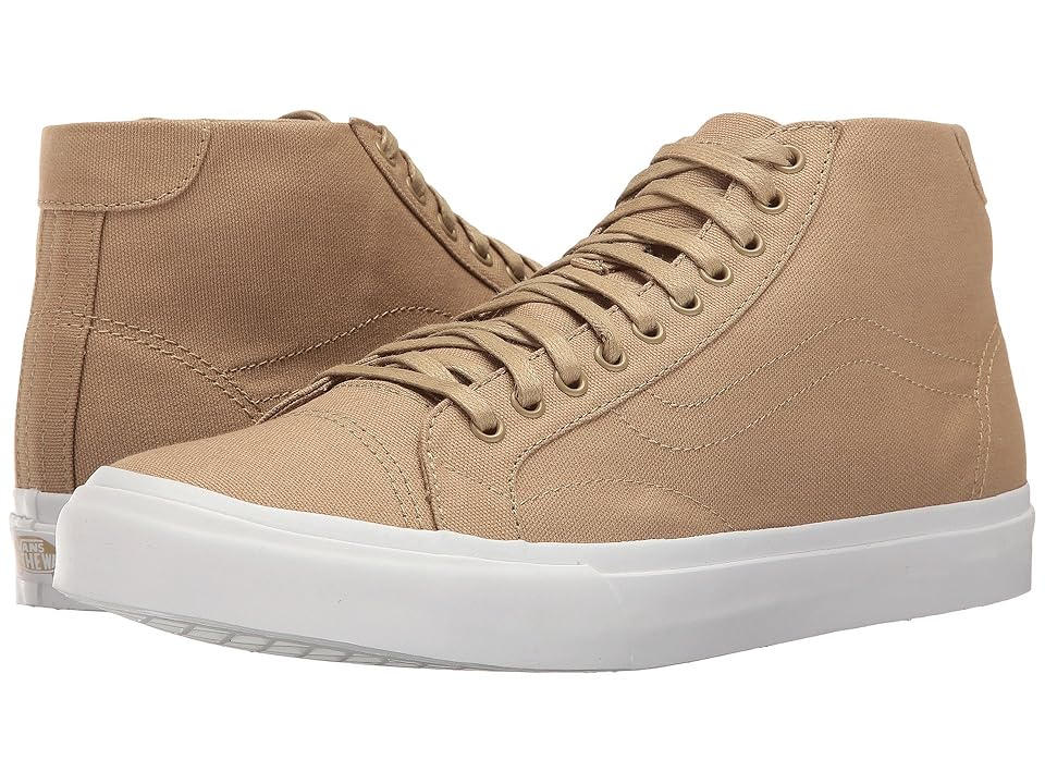 

Vans Court Mid ((Canvas) Cornstalk) Men's Skate Shoes, Brown