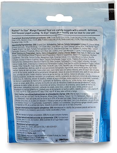 Miniatura 2 de Kaytee Yo Dips Golosinas para garabatos grandes - Mango 3.5 oz