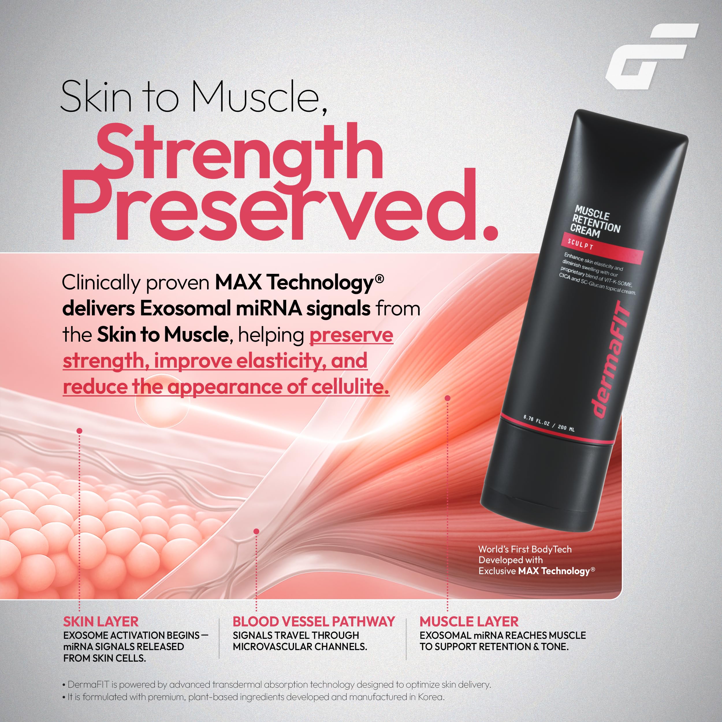 Amazon.com : dermaFIT Sculpt Muscle Maintenance Body Cream