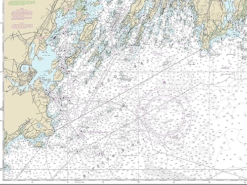 Miniatura 5 de Monhegan Island a Cape Elizabeth - 2014 Maine Brunswick Casco Bay Portland Mapa Náutico - 80000 AC Reimpresión ED 3:4 - Gráfico 1204