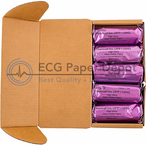 Ultrasound Film/Media UPP-110HG Sony Compatible High Gloss Paper by ECG Paper Depot, 10 Rolls