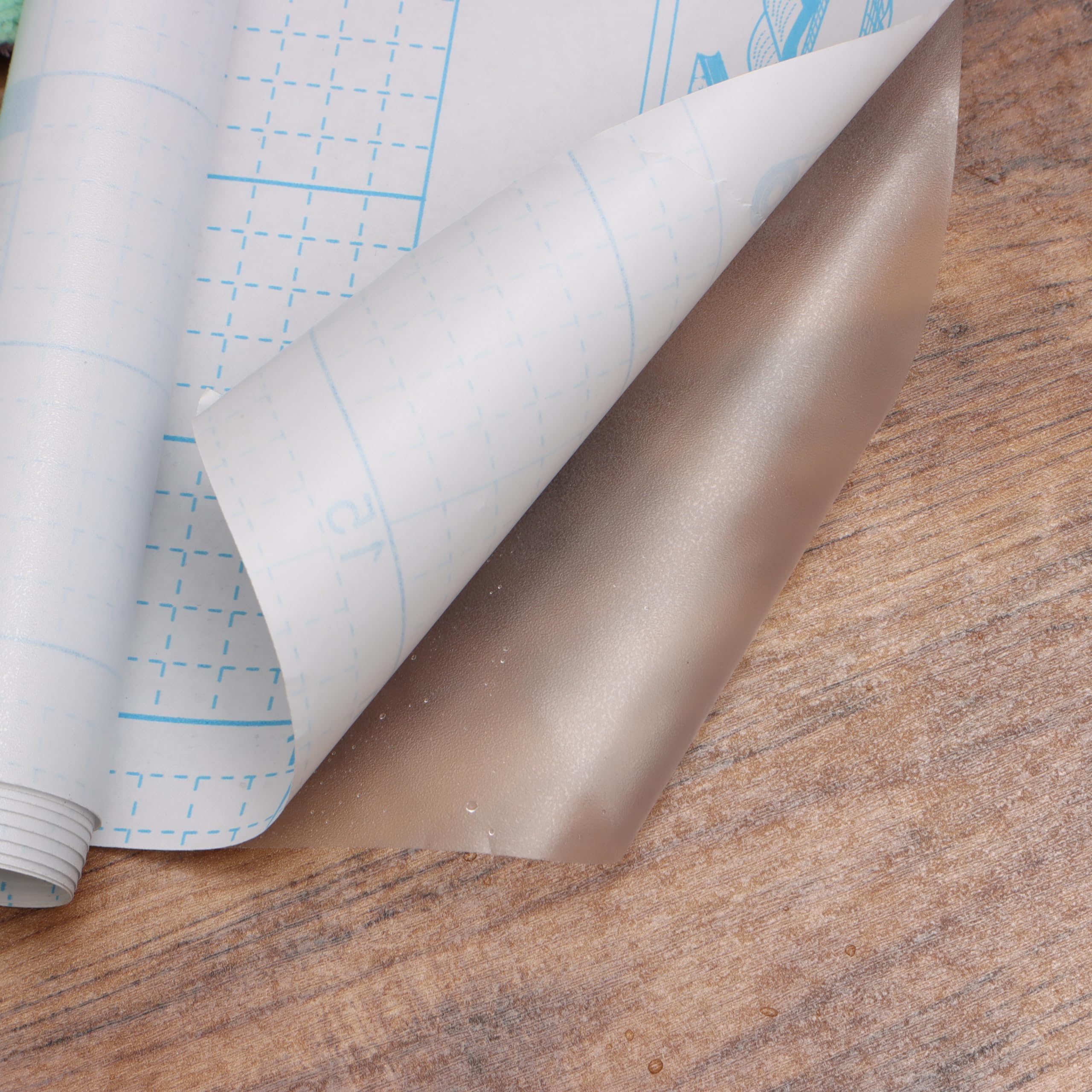 Heroad Clear Contact Paper Self Adhesive Shelf Liner for Kitchen Cabinets Multipurpose Protective Film Removable Cabinet Liners for Shelves Waterproof