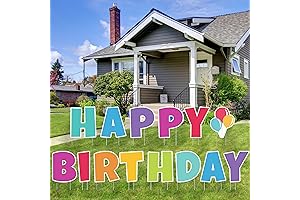 Happy Birthday Lawn Signs - Decorate Your Yard with Joyful Birthday Spirit