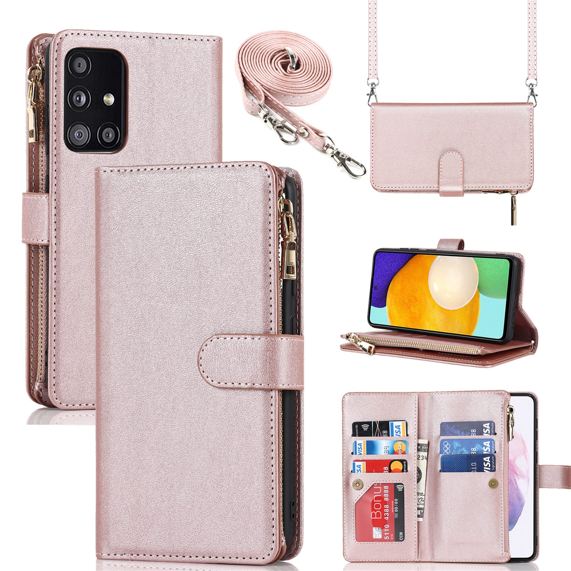 GalaxyA51 5G SCG07 ホワイト SIMフリー ＋ 手帳型ケース Galaxy A A51 ケース 手帳型 SC-54A SCG07 SC54A ギャラクシー