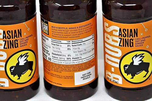 Miniatura 2 de Buffalo Wild Wings Fan Fave - Paquete de 3 botellas de 16 onzas líquidas (Asian Zing)