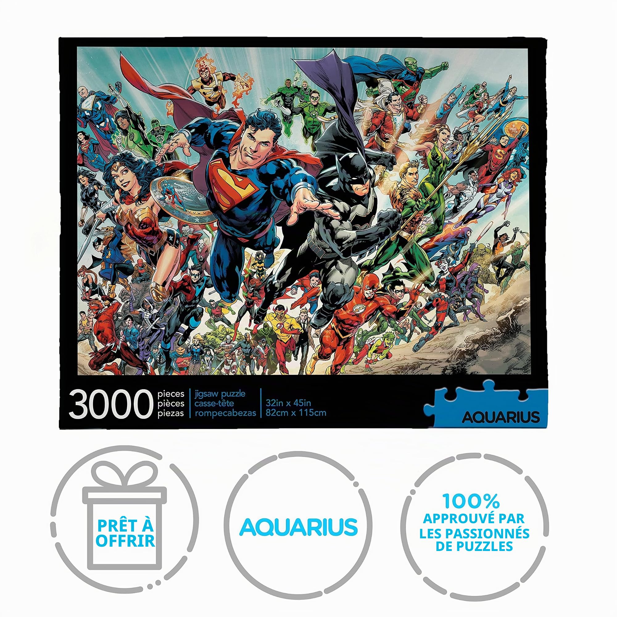 AQUARIUS DC 3000P Personnages Casse-tête 81X114Cm