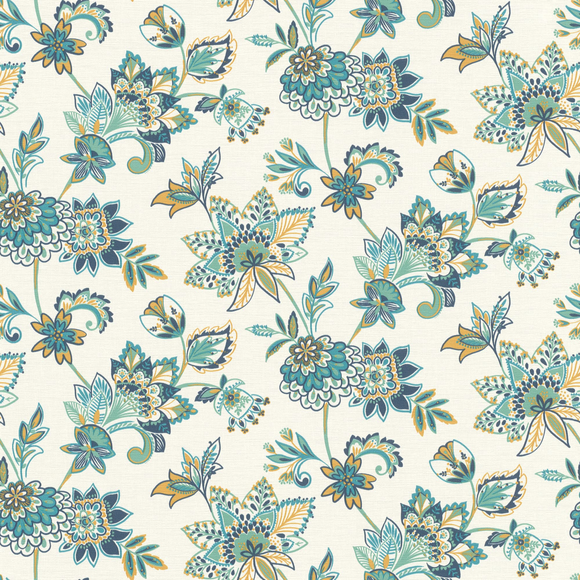 Rasch paperhangings Non Woven Wallpaper (Botanical) White 10,05 m x 0,53 m Selection Vinyl/Vlies 466737