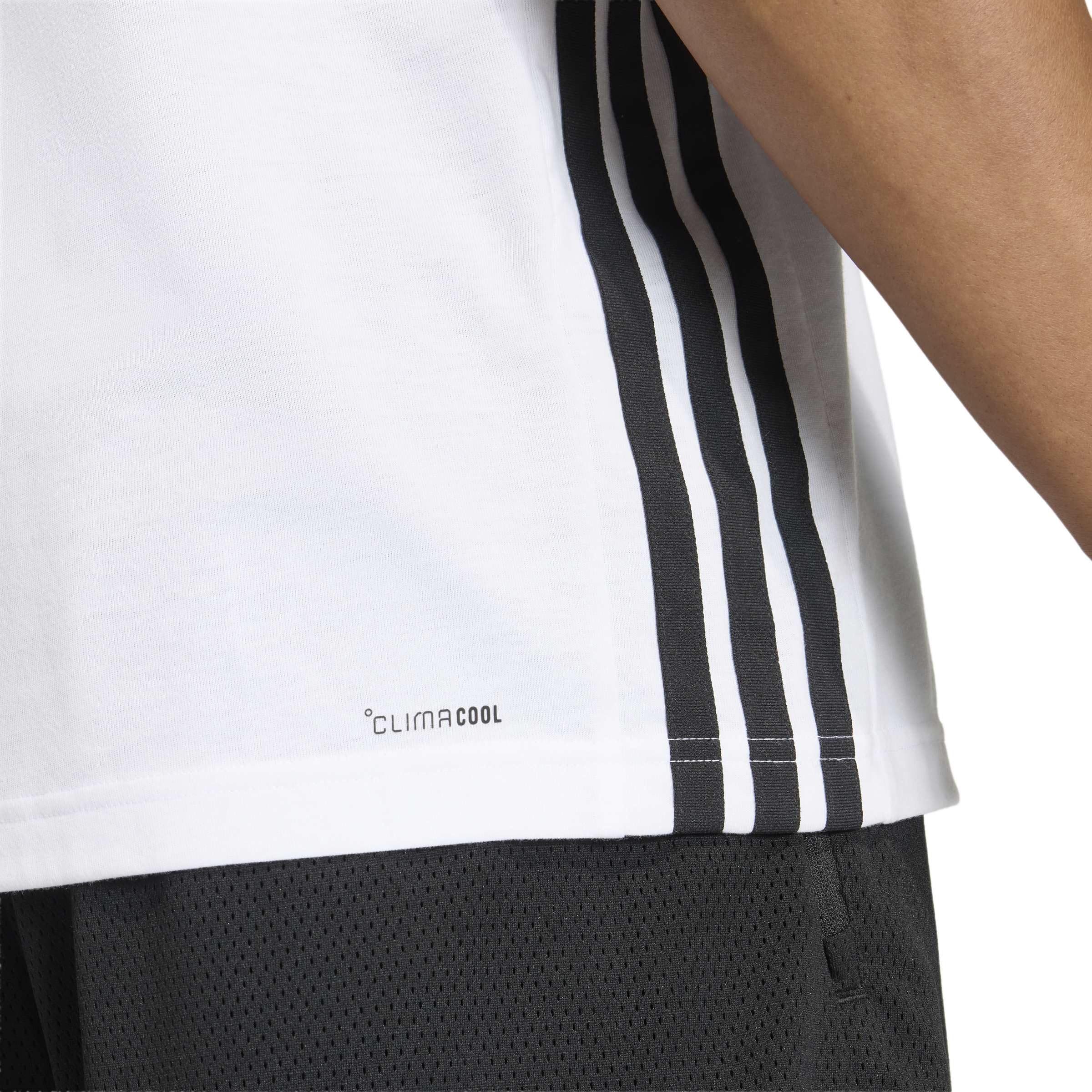 adidas Koszulka Mezczyzni Workout Essentials Feelready 3 Stripes T-shirt