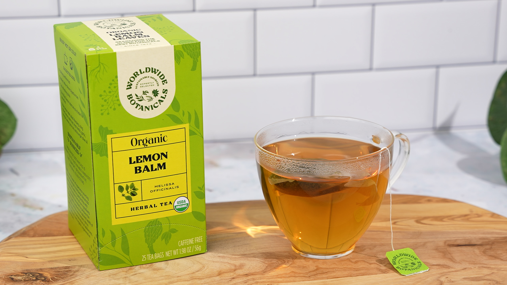 Amazon.com : Worldwide Botanicals Organic Lemon Balm Tea, 25 Tea