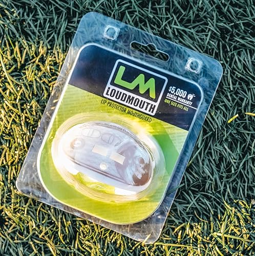 Miniatura 2 de Loudmouth Money - Protector bucal de fútbol con correa de ayuda desmontable (negrodorado)