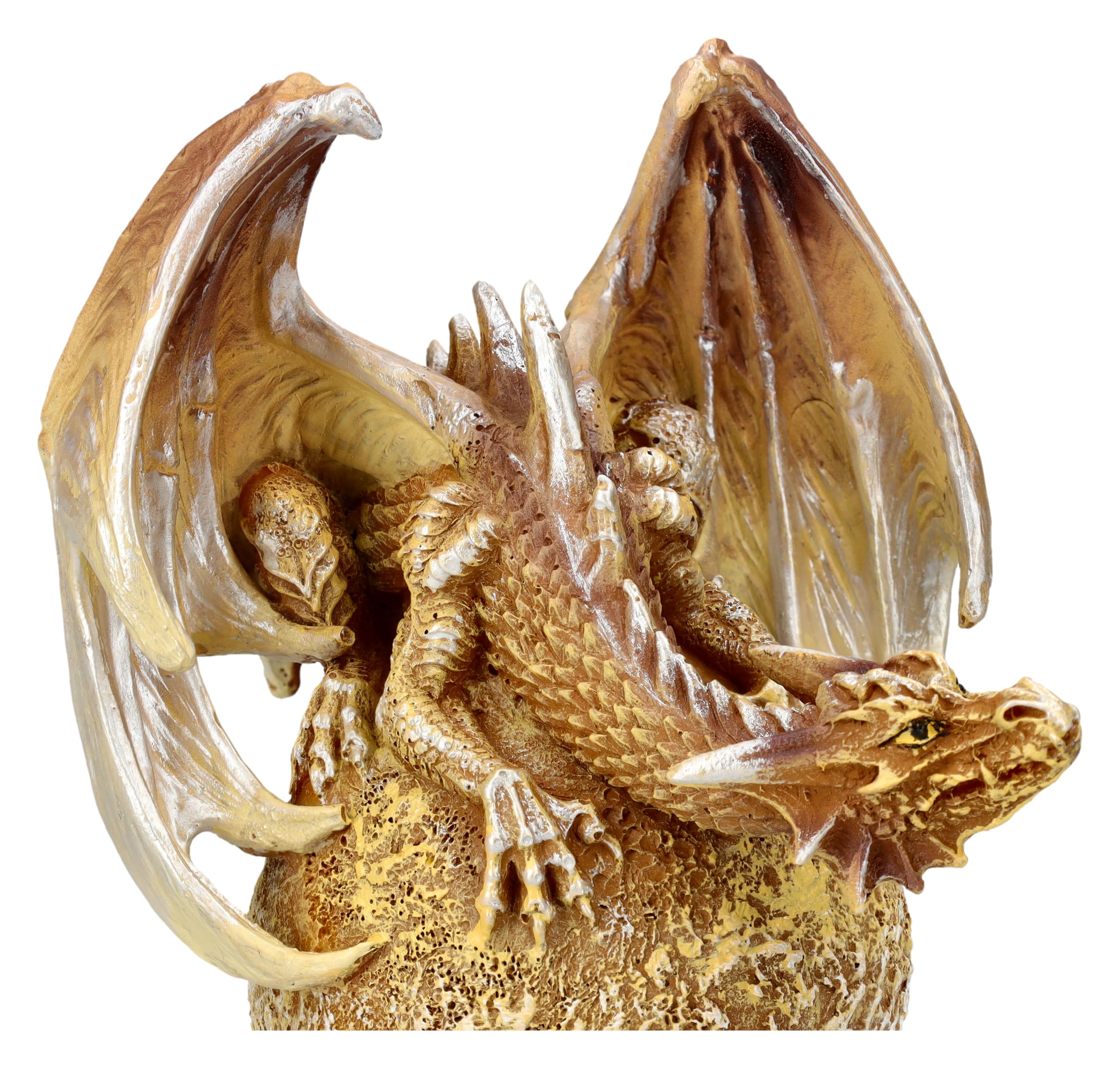 Figuren Shop GmbH Drachen-Figur Planet Venus 14,5 cm - Deko Statue Fantasy