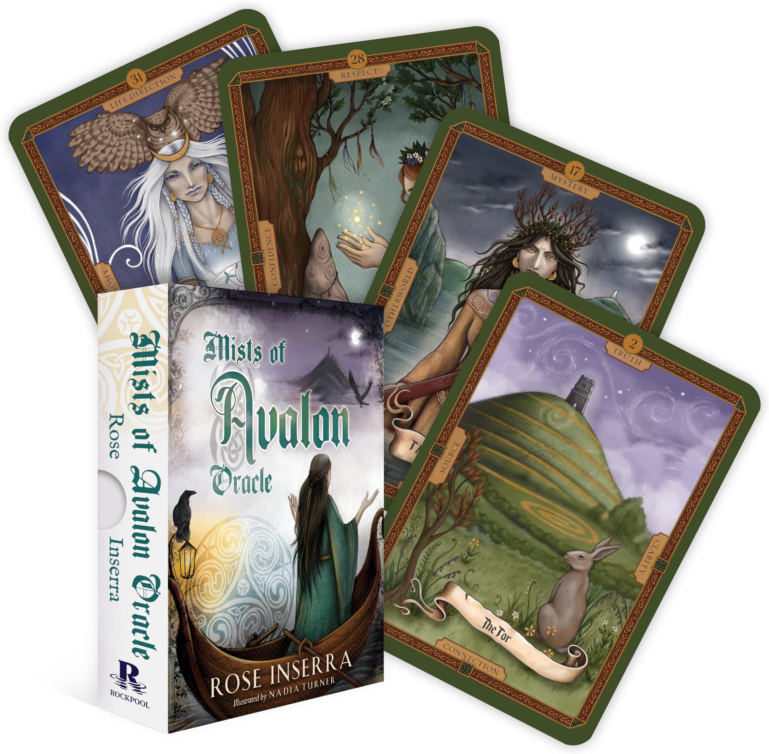 Mists of Avalon Oracle: Walk the Spiritual Path (Rockpool Oracle Card) Cards – 9 Jan. 2020