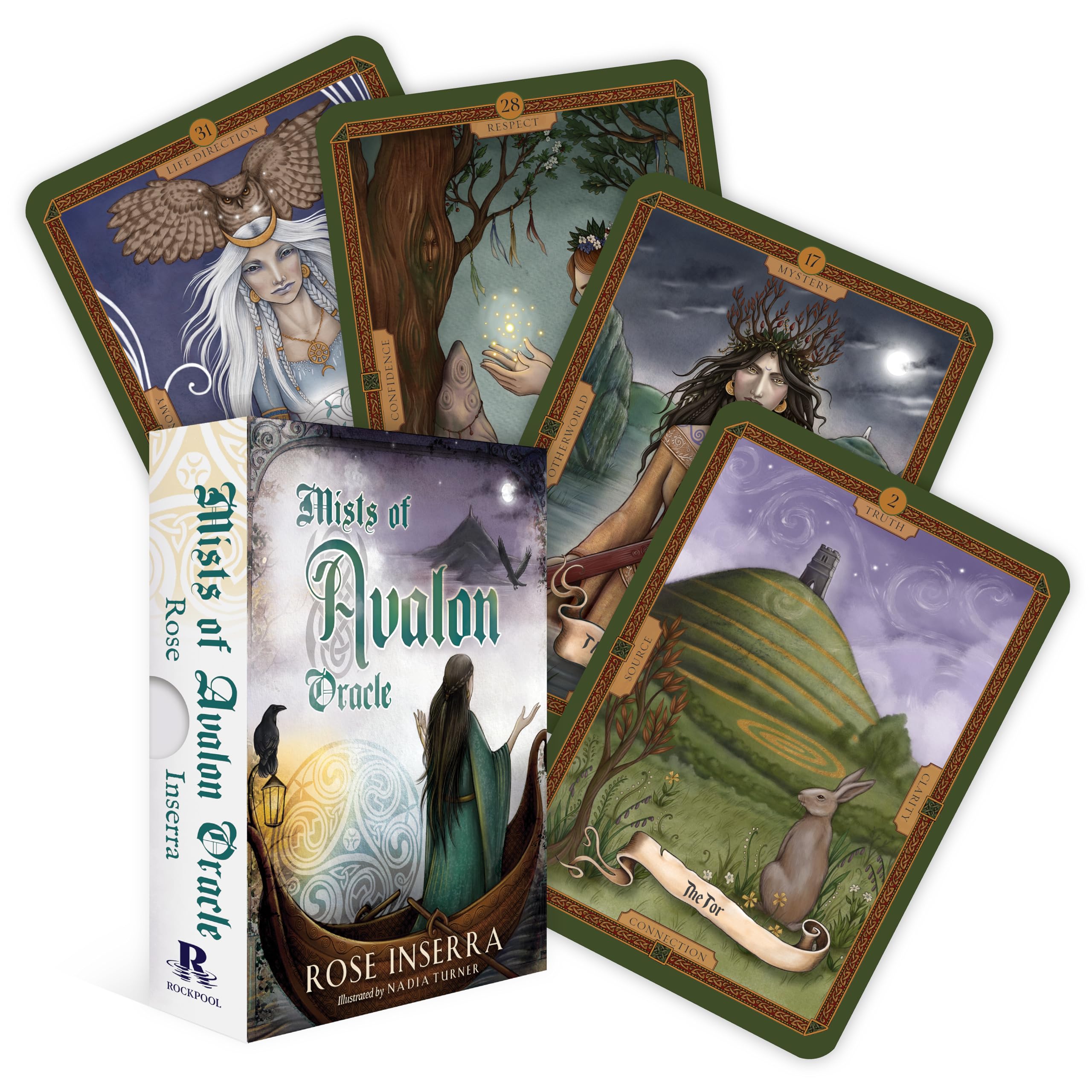 Mists of Avalon Oracle: Walk the Spiritual Path (Rockpool Oracle Card) Cards – 9 Jan. 2020