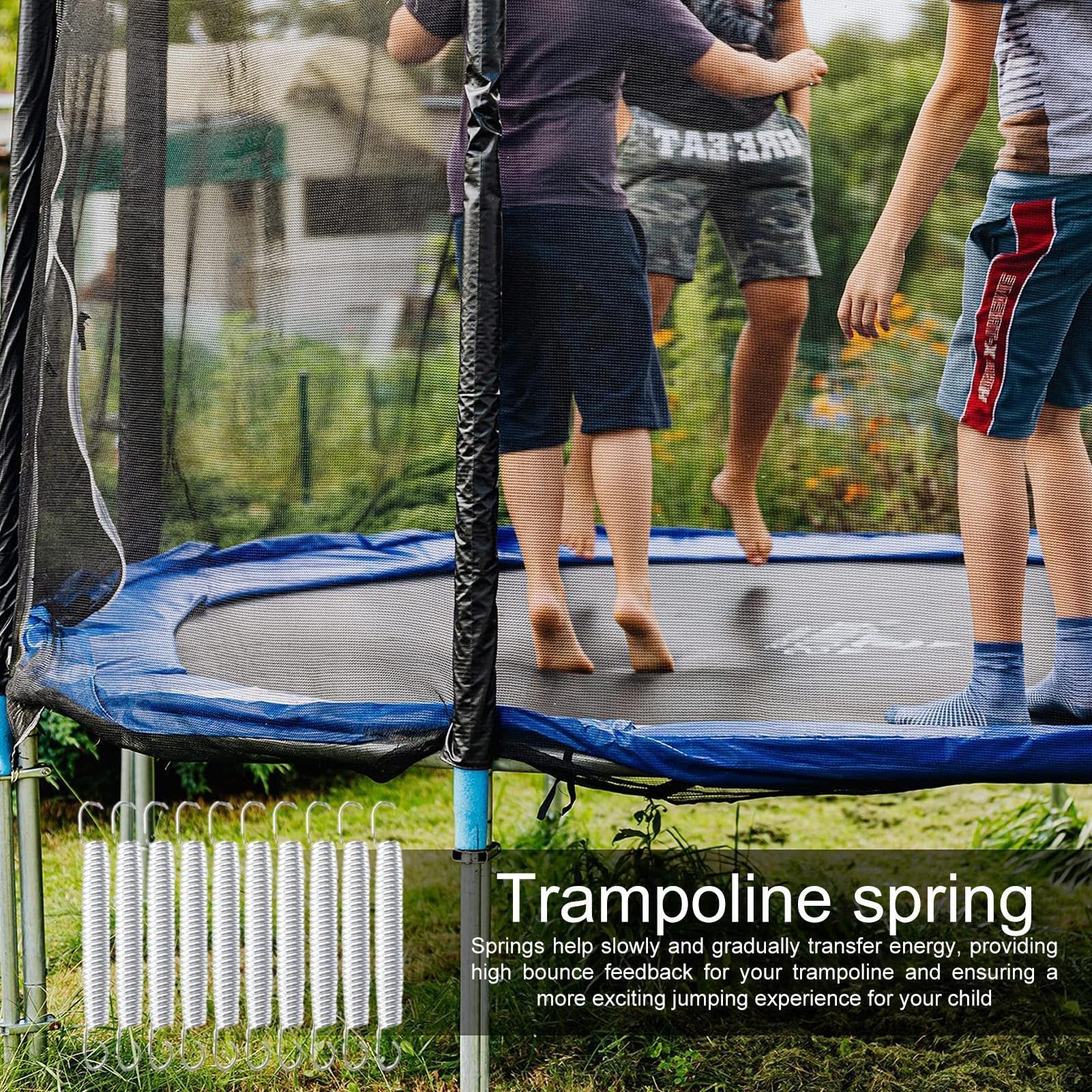 Robuste Trampolin-Ersatzfedern – 10er-Pack Federhaken für Outdoor-Trampolin, hochfestes Zubehör für mehr Sicherheit und Leistung