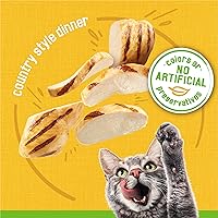 Vista 3 de Purina Friskies Country Style Dinner - Alimento húmedo para gatos, (24) latas de 5.5 onzas